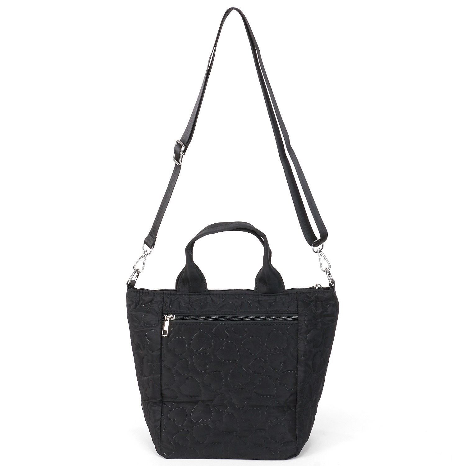 デコレーション ハート柄キルティングバッグ - 画像4