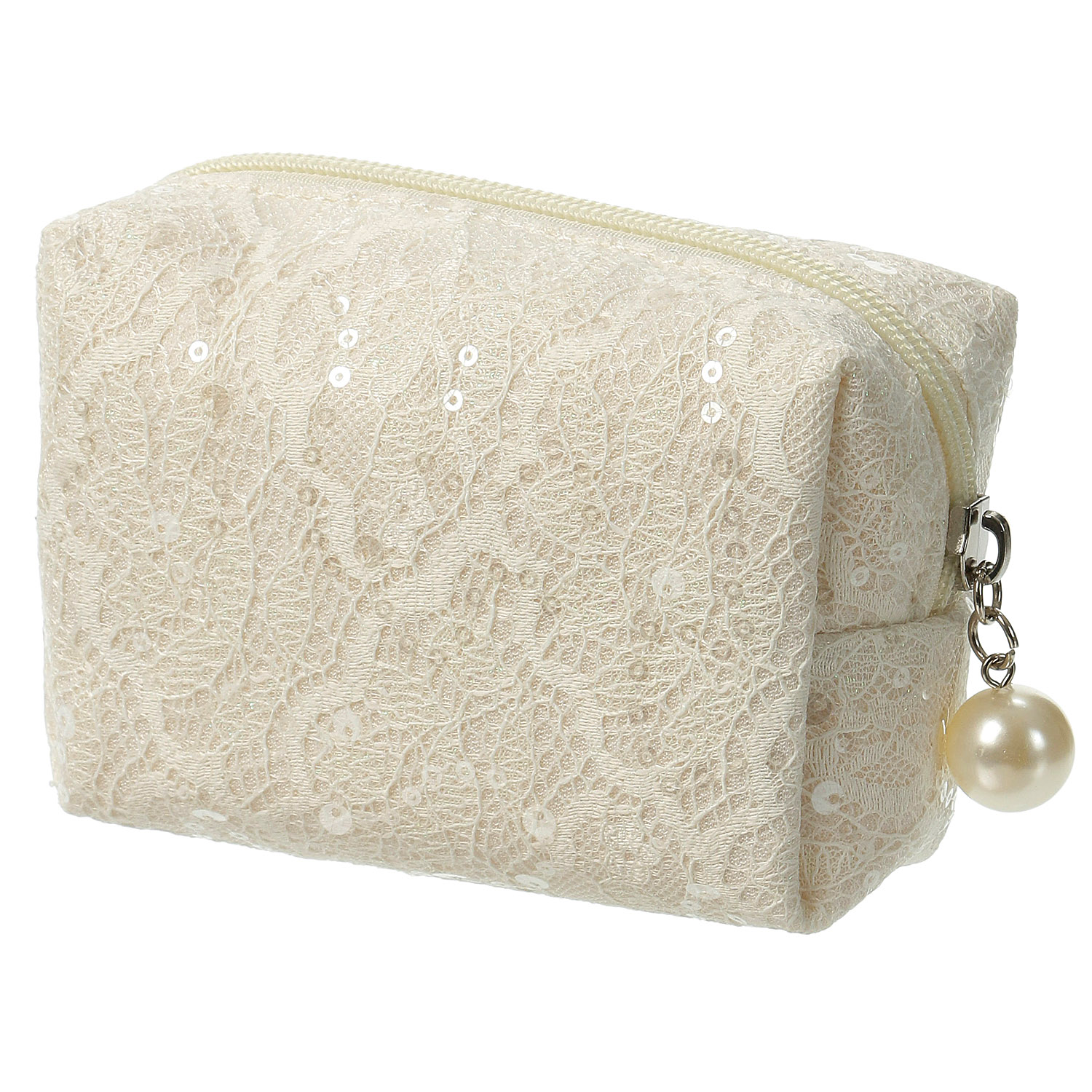 デコレーション レーススパンコールポーチ - 画像3