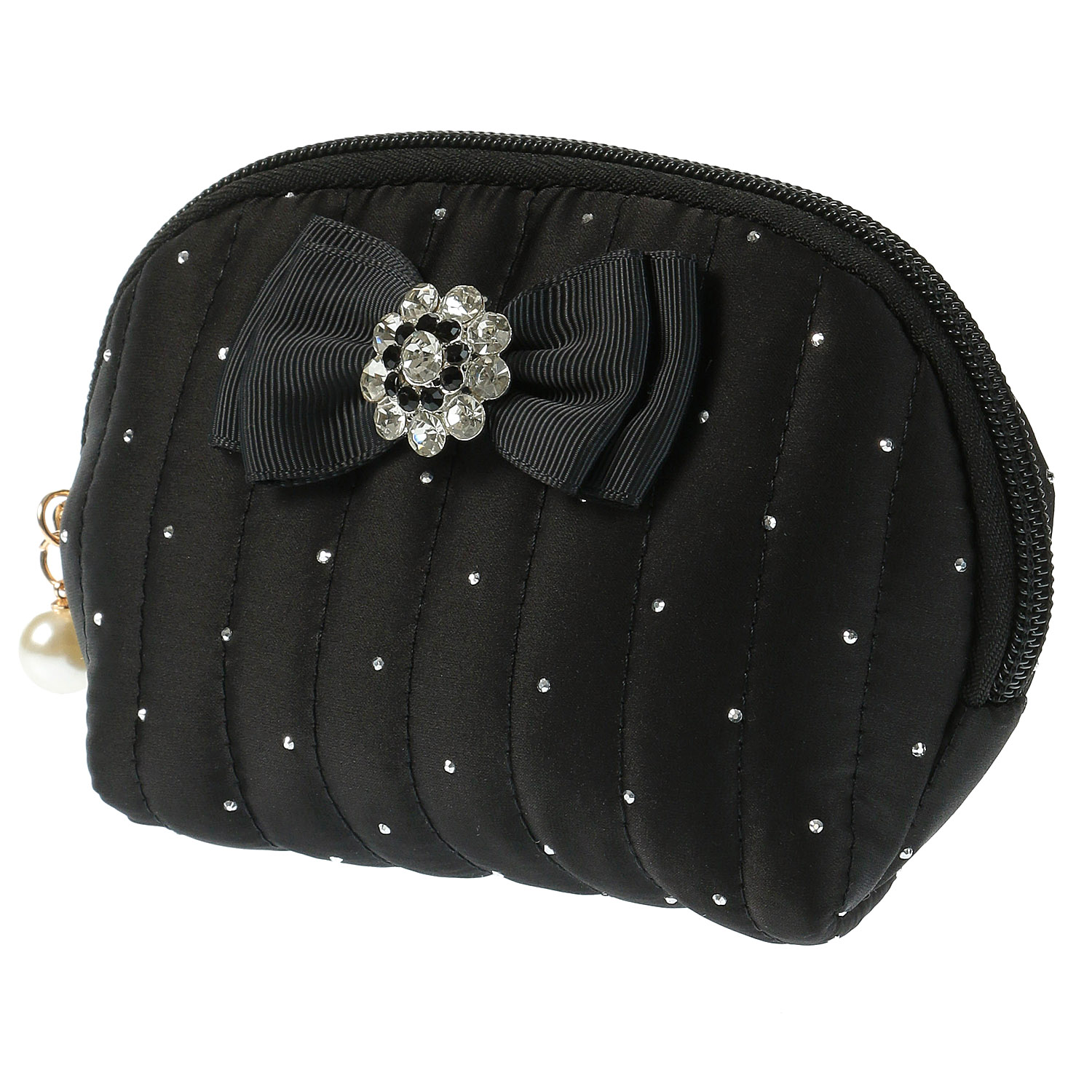 ラインストーン付き シェル型ポーチ - 画像2