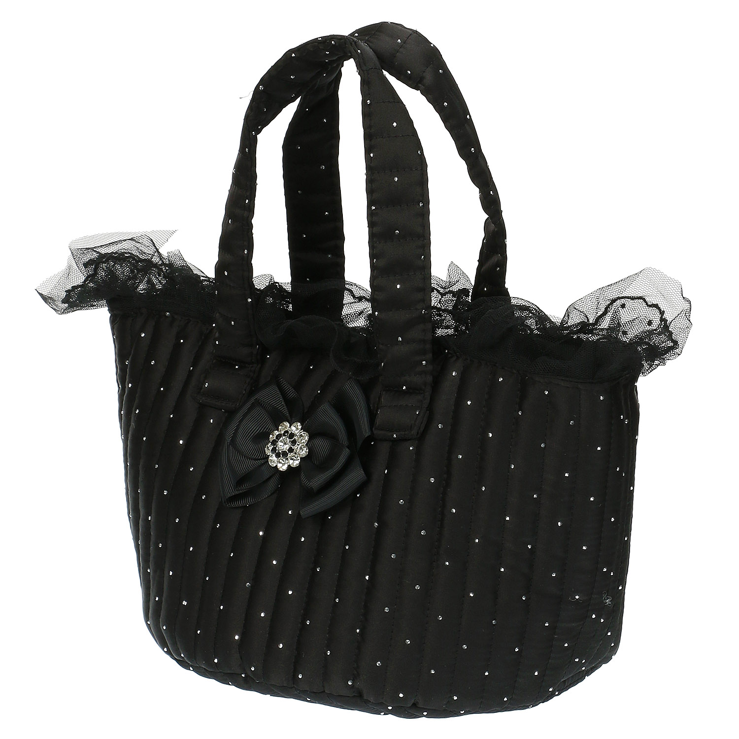 ラインストーン付きフリルバッグ - 画像3