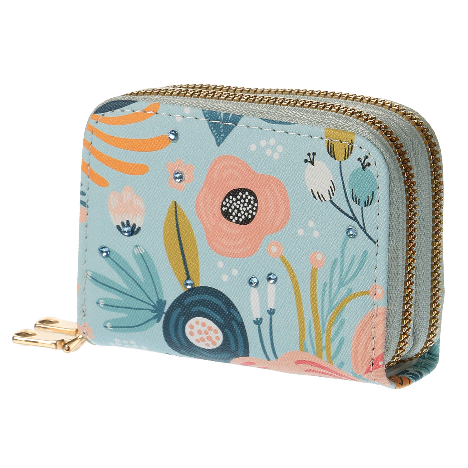 ビジュー付き花柄カードケース - 画像8