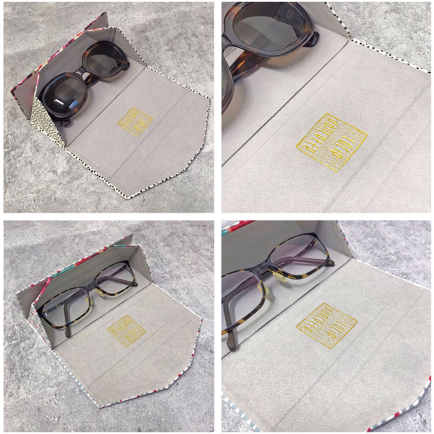 Lucie dancette 折り畳みメガネケースM - 画像4