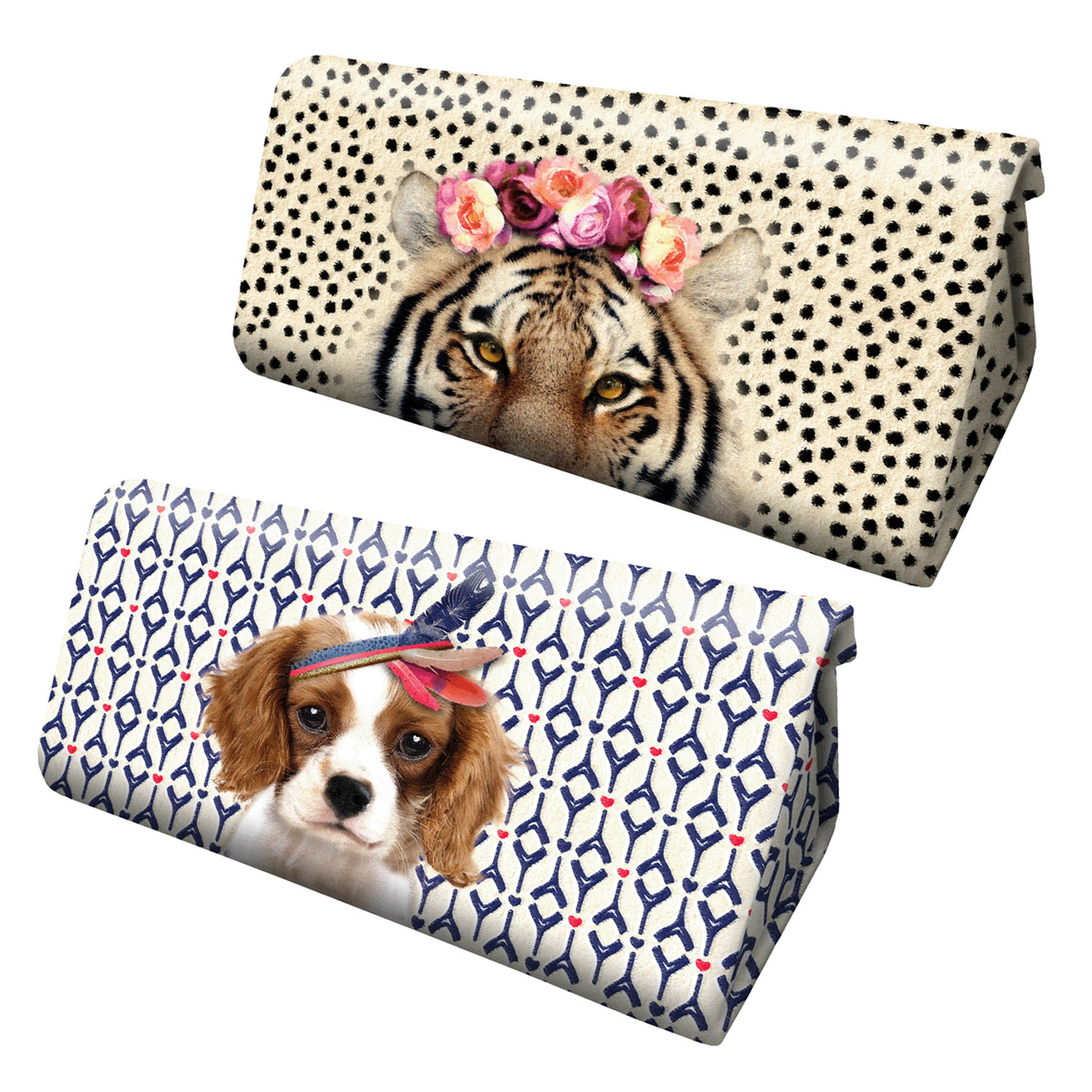 Lucie dancette 折り畳みメガネケースM