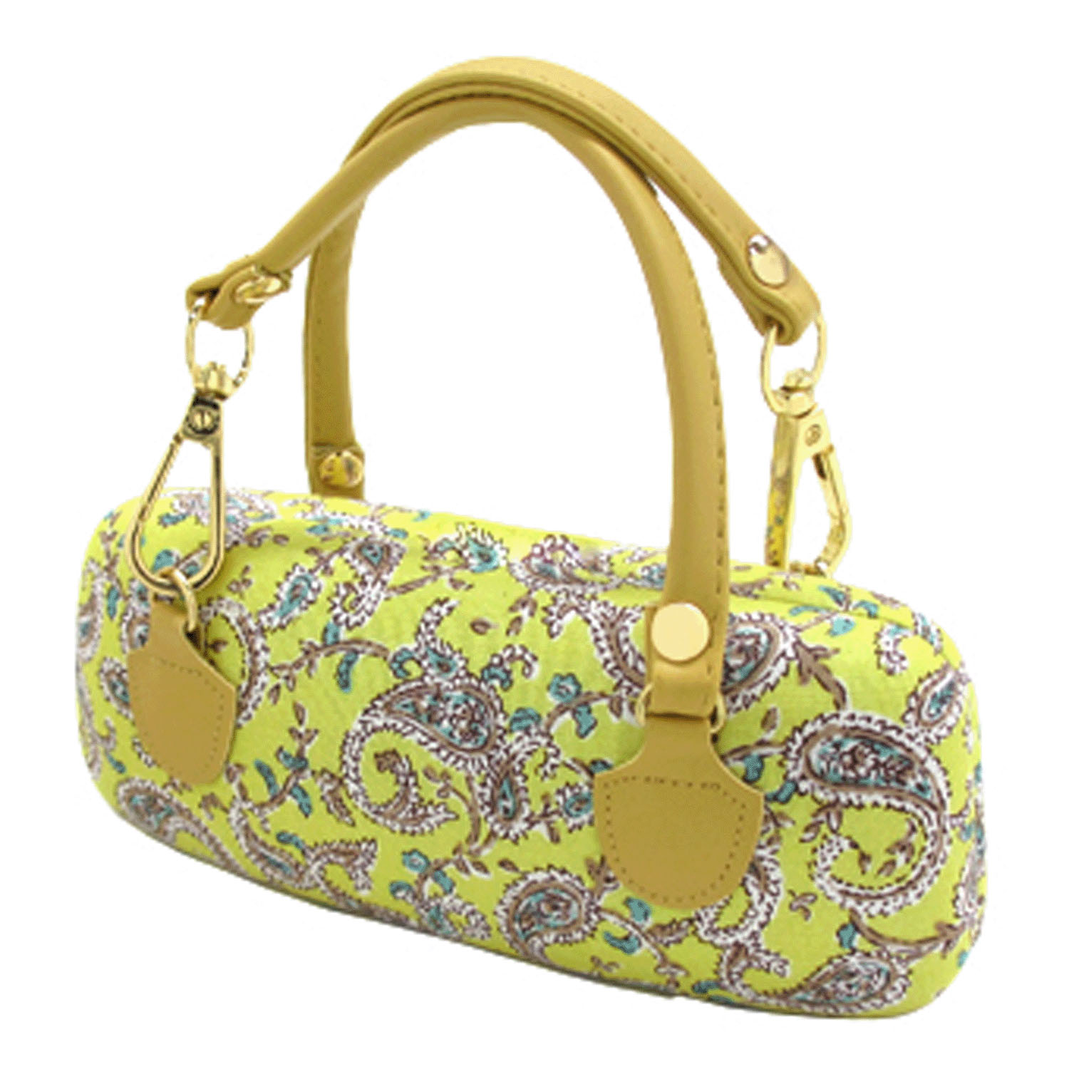 持ち手付メガネケース ペイズリー柄 - 画像3