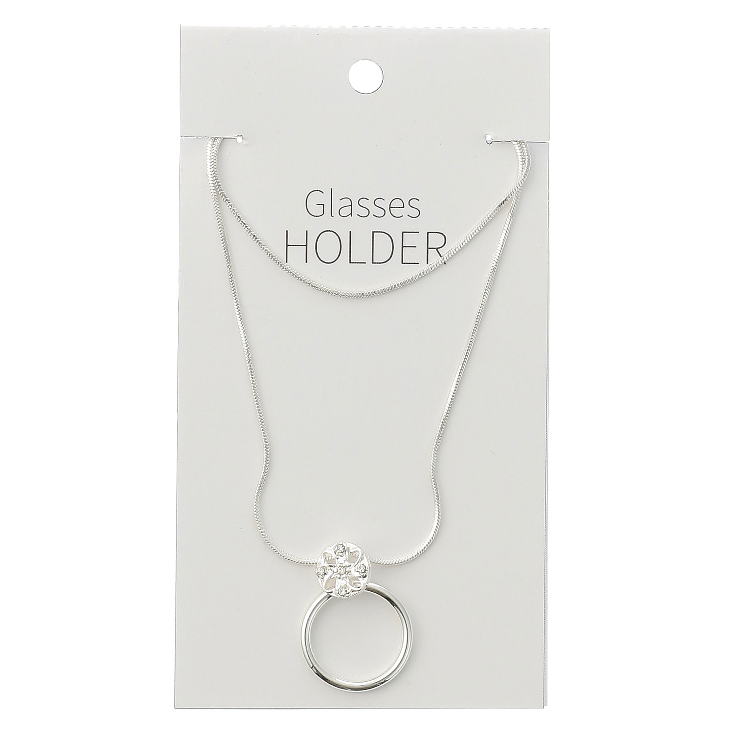 メタルグラスホルダーネックレス - 画像1