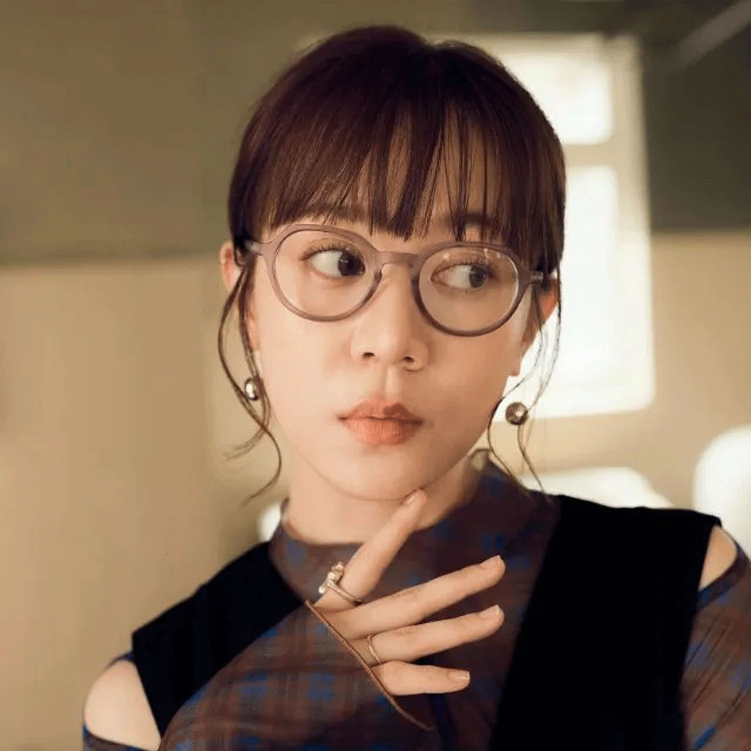 【LE FOON】Crown panto pc classic パソコングラス UV400