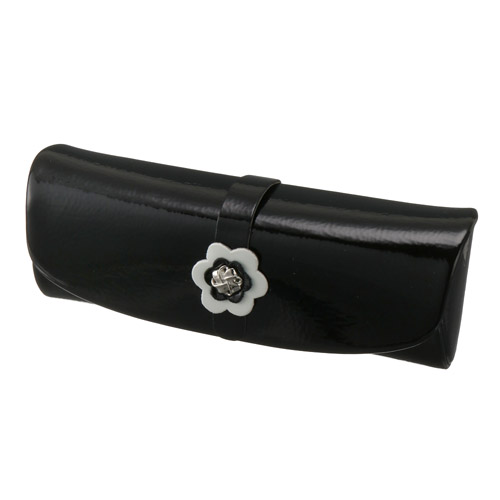 エナメル眼鏡ケース 花ベルト - 画像2