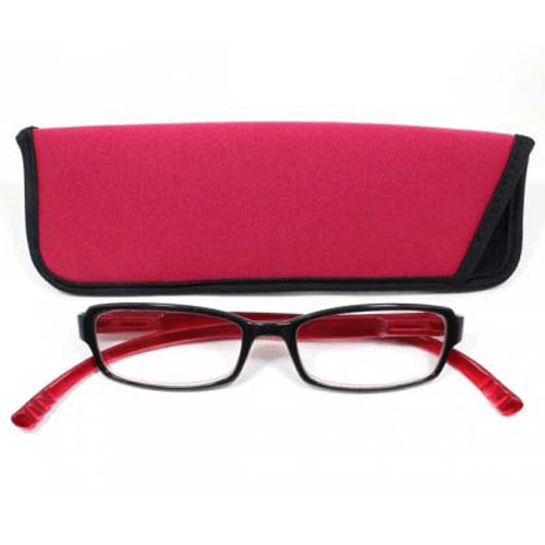 曇り止めネックリーダーズスタンダードバイカラーレッド