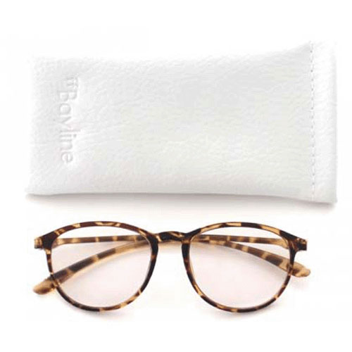 曇り止めリーディンググラスボストンデミブラウン