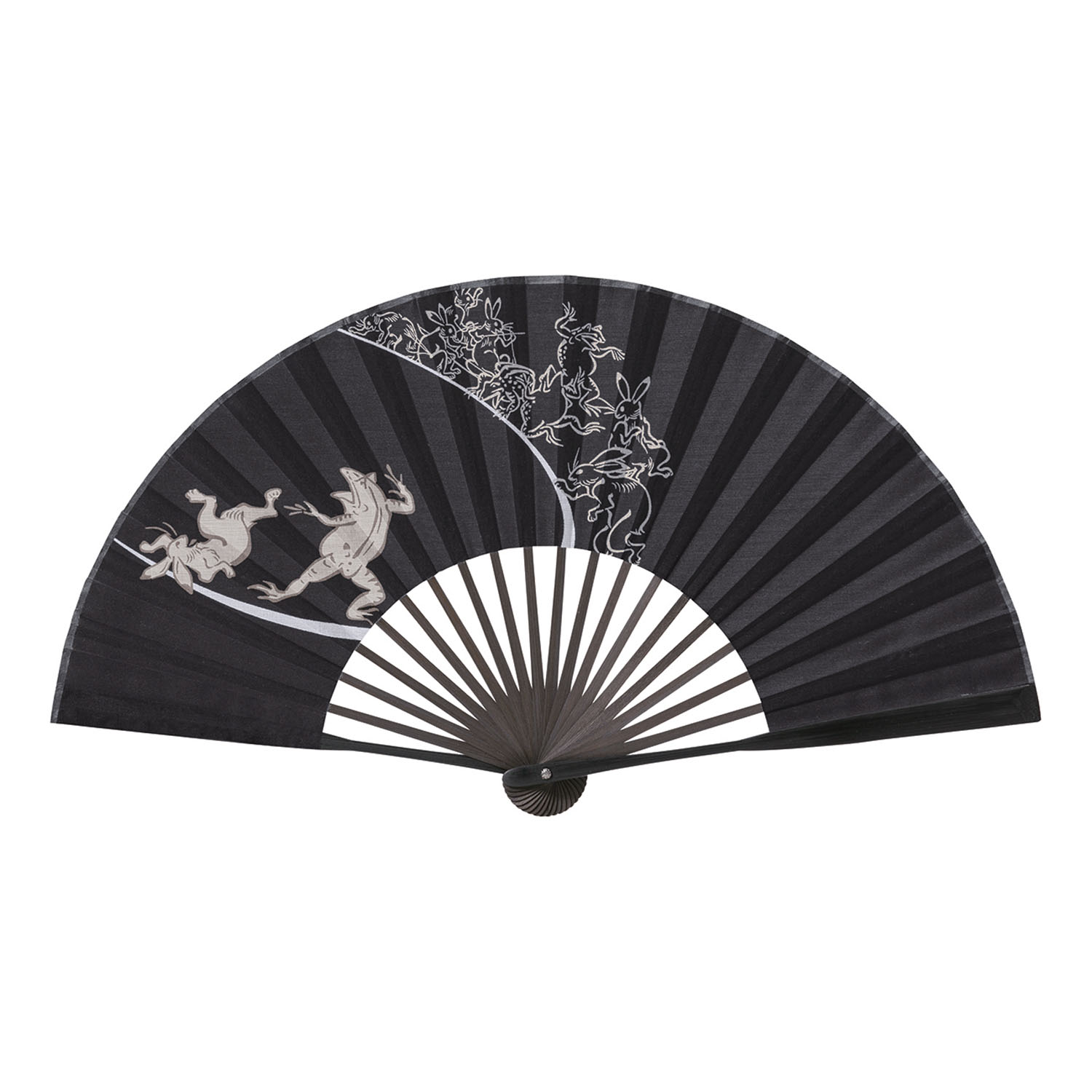 紳士扇子セット 和遊（鳥獣戯画） - 画像2