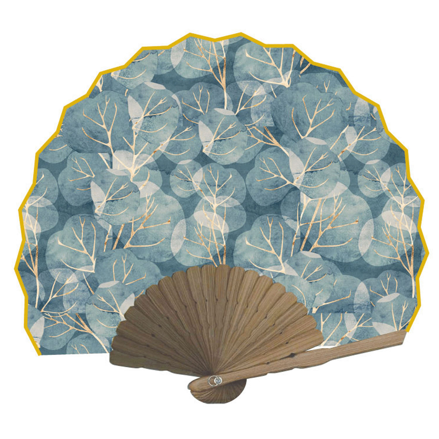 NATTI扇子木の葉 - 画像1