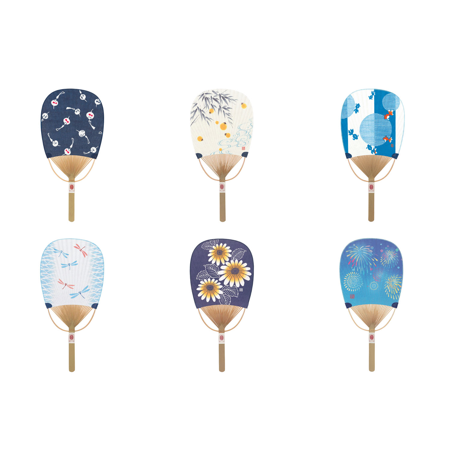 小判型うちわセット - 画像1