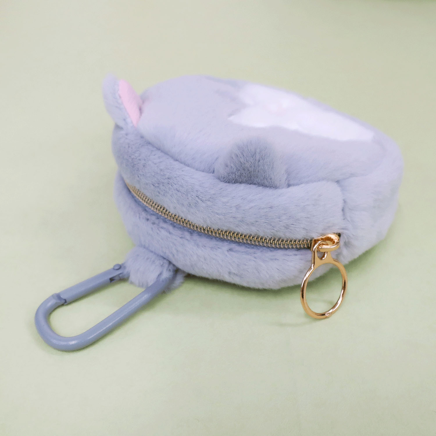 ぼうみたいなねこ カラビナ付きミニポーチ ねずぼう - 画像2