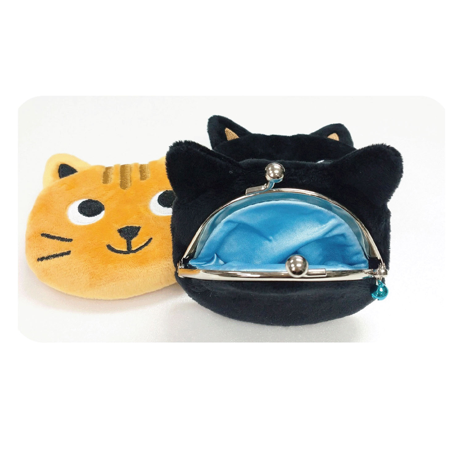 ぬいぐるみがま口 ハチワレ - 画像2