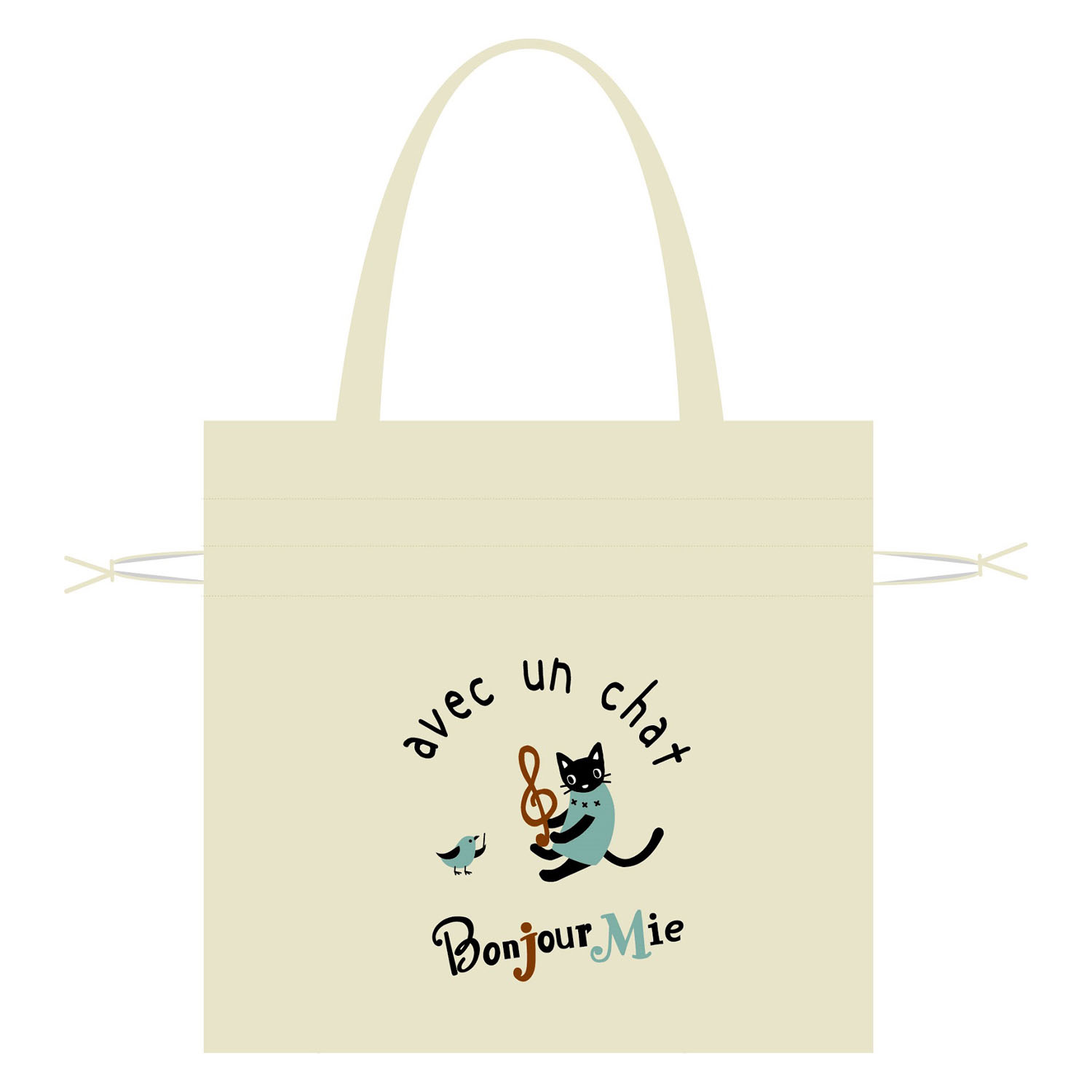 巾着トートミニ ミュージック