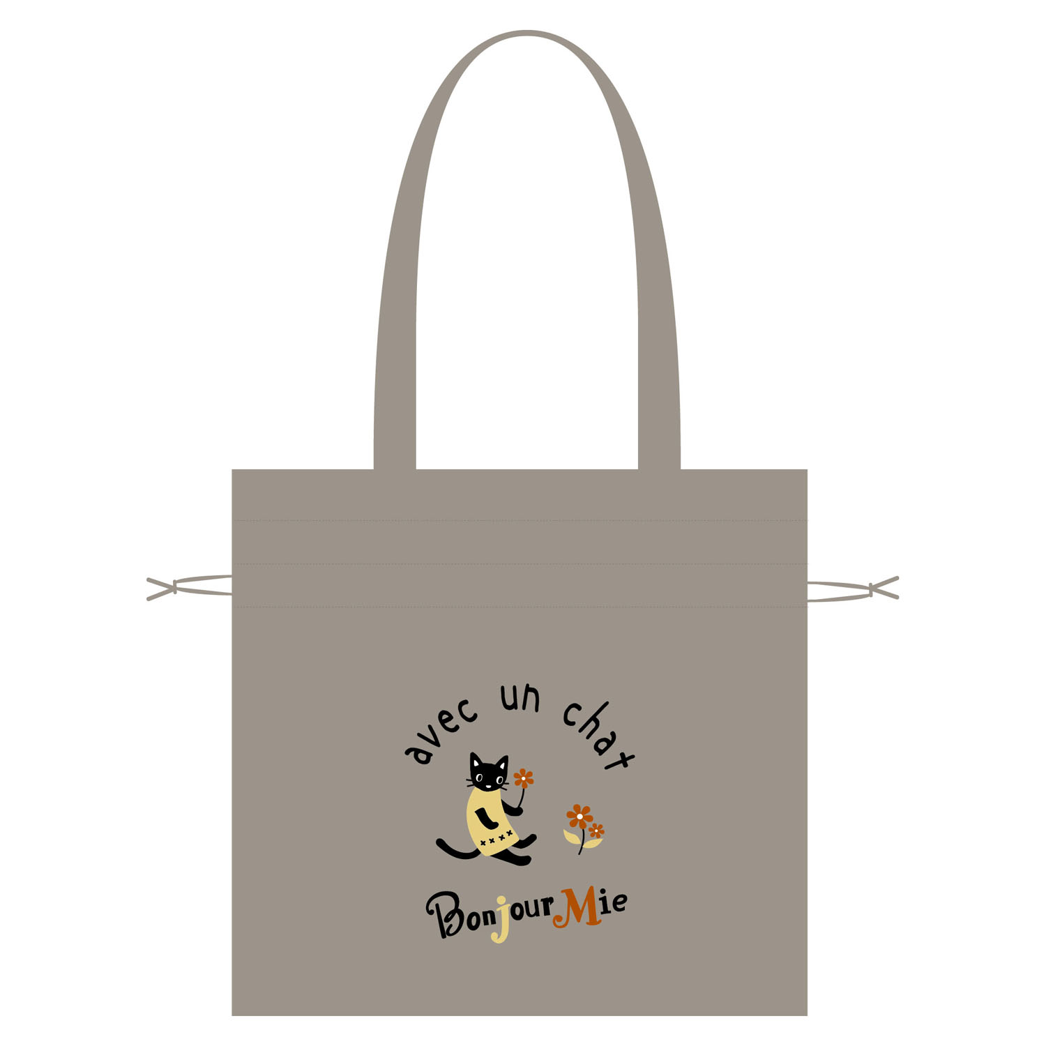 巾着トートL フラワー