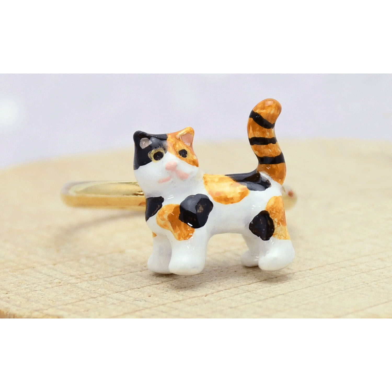 elioフリーリング 三毛猫 - 画像1