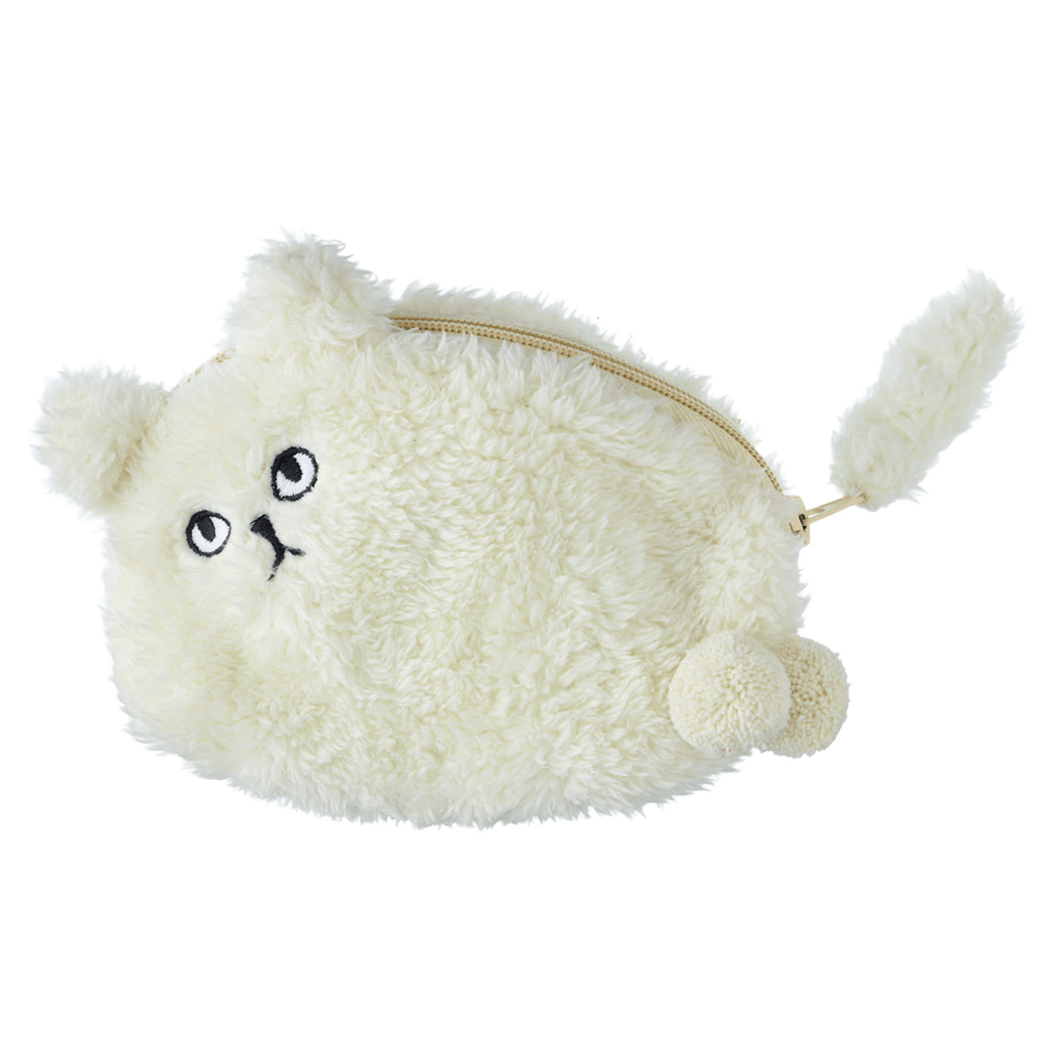 ニャンタマボアポーチ ホワイト - 画像1