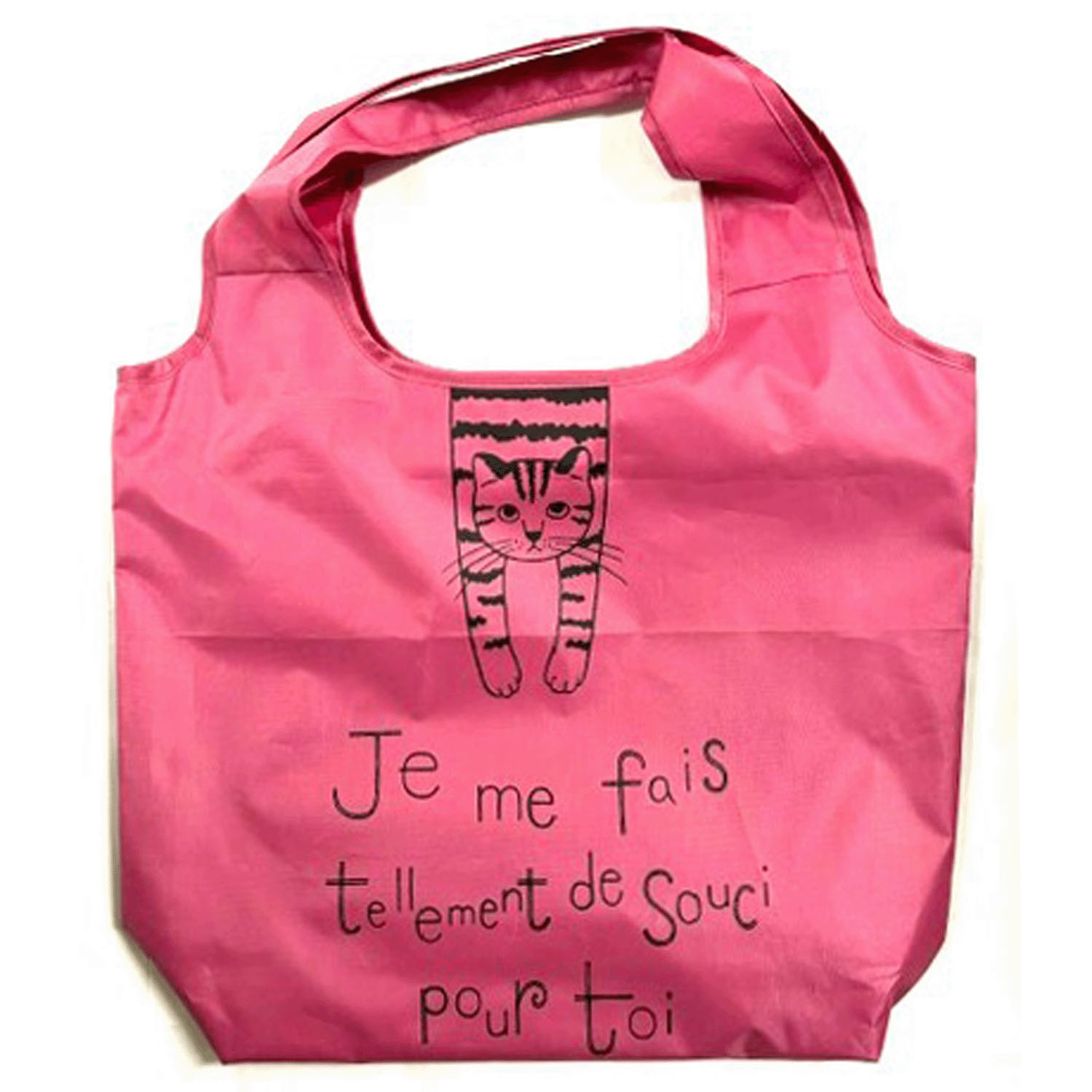 タルティーヌ保冷エコバッグ ぶら下がり ピンク - 画像1