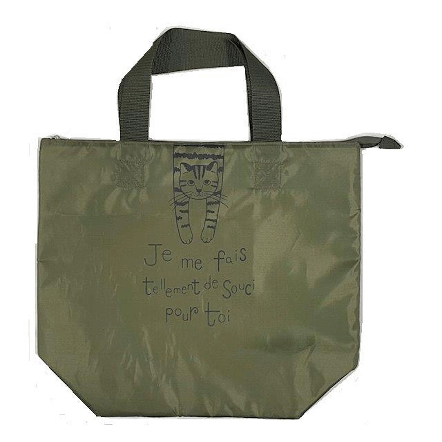 タルティーヌ 保冷トートバッグ ぶら下がり カーキ