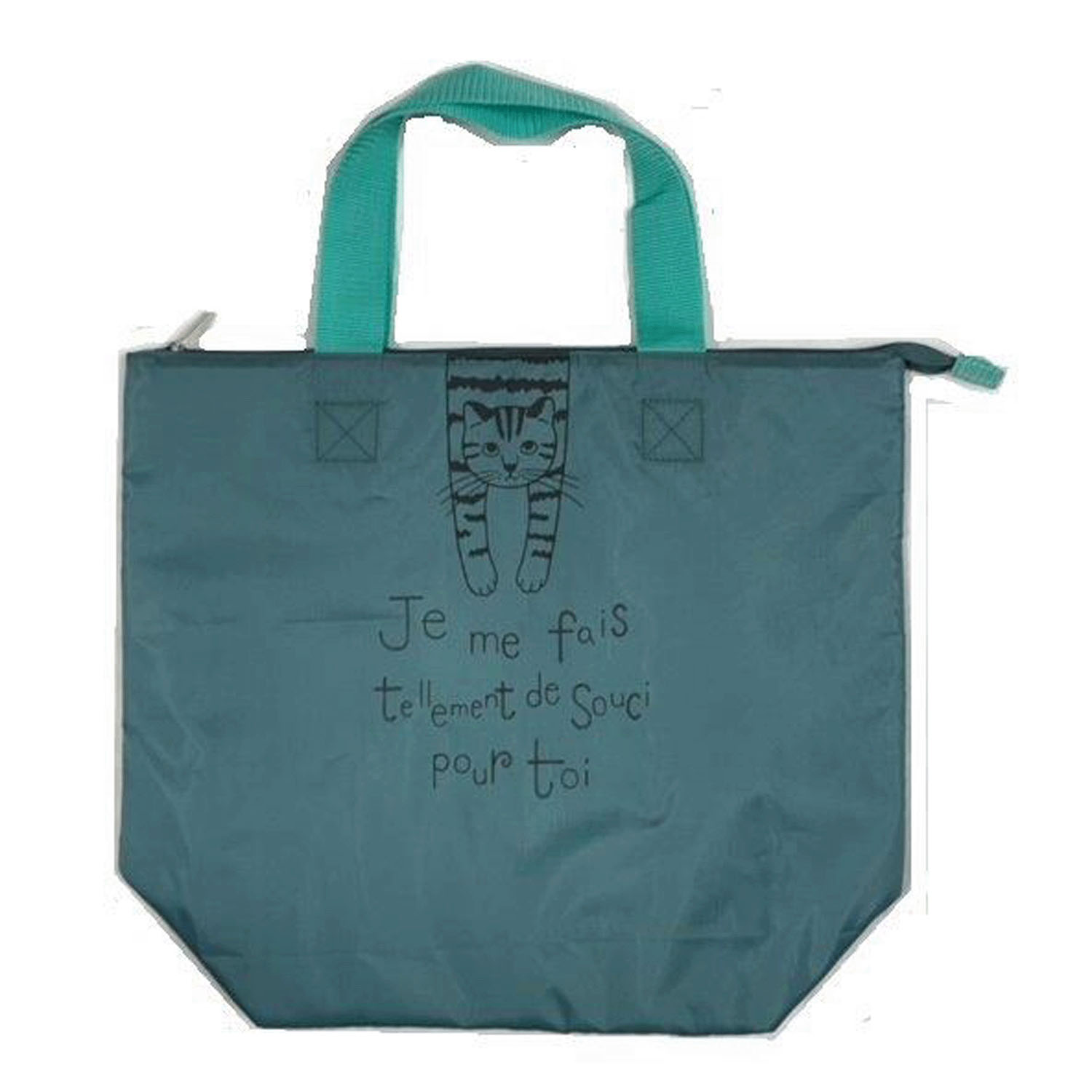 タルティーヌ 保冷トートバッグ ぶら下がり ブルー - 画像1