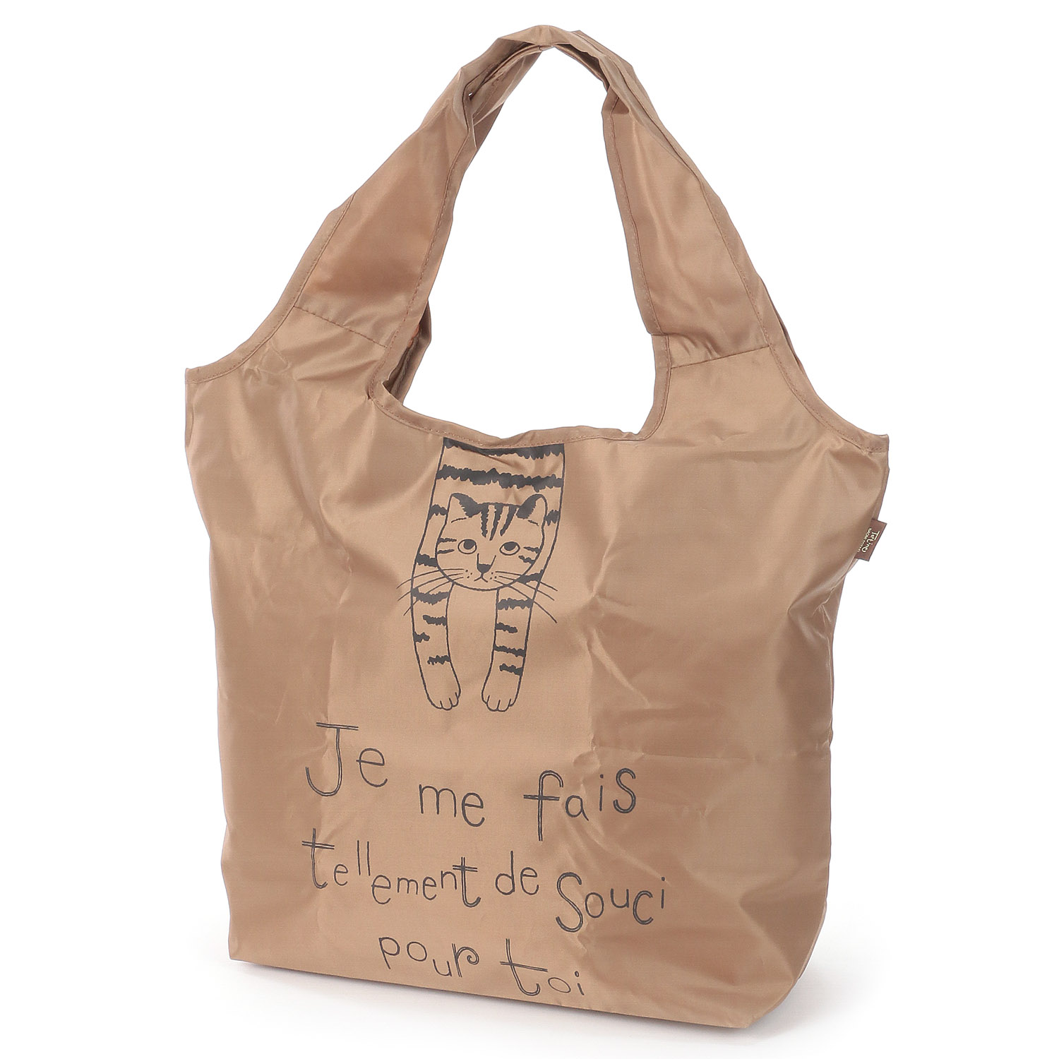 タルティーヌ保冷エコバッグ ぶら下がり ブラウン - 画像2