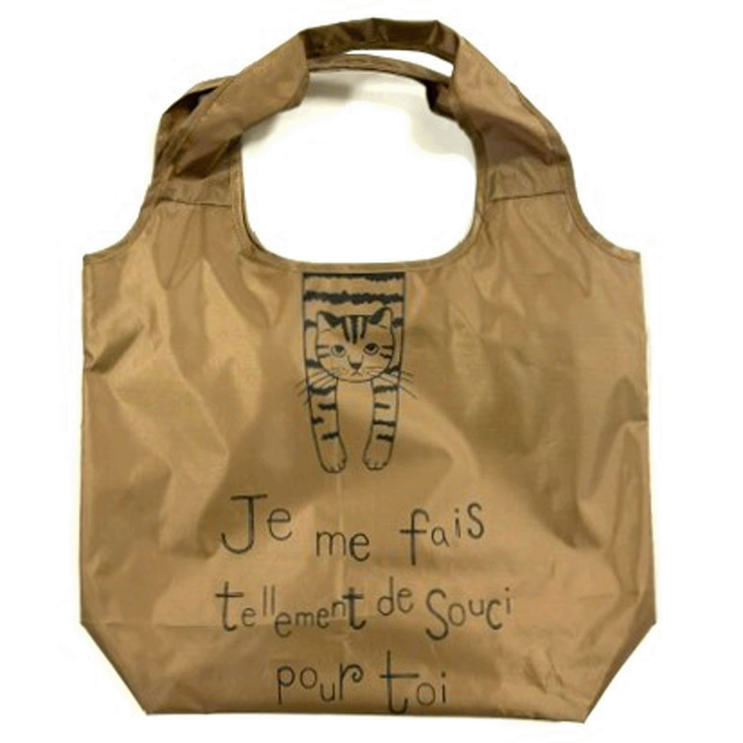 タルティーヌ保冷エコバッグ ぶら下がり ブラウン - 画像1