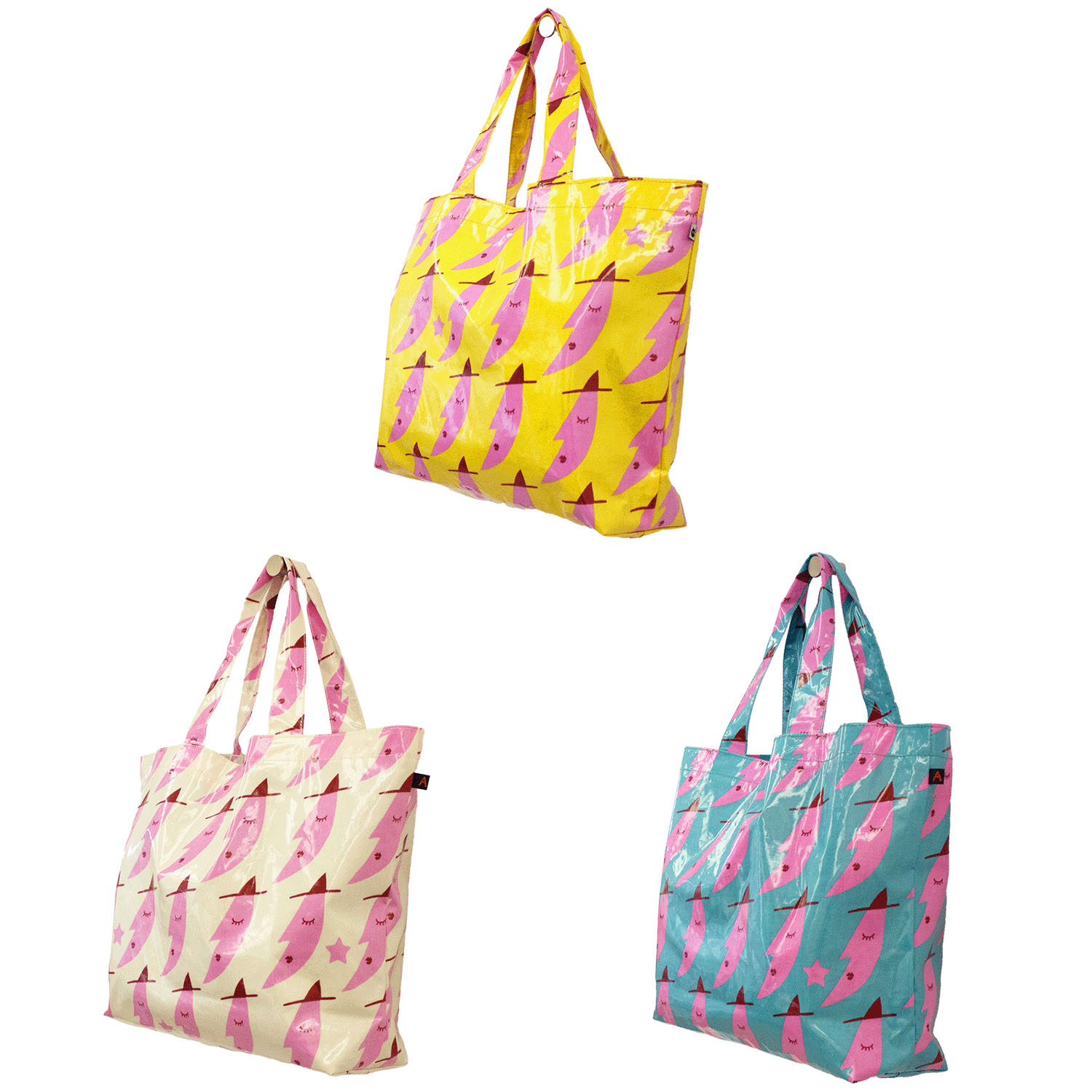 マタノアツコ バッグL ピンクの三日月 - 画像1