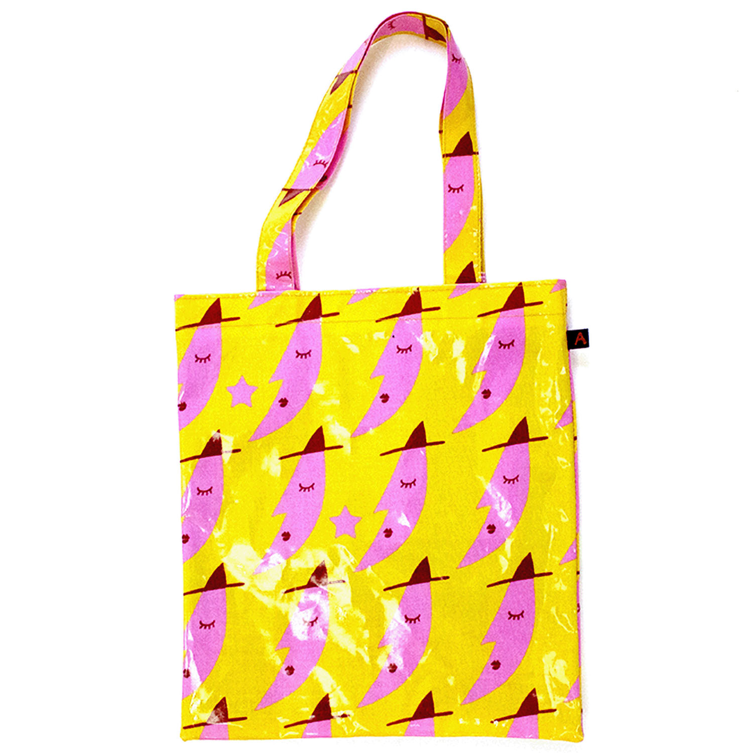 マタノアツコ 平トート ピンクの三日月 - 画像3