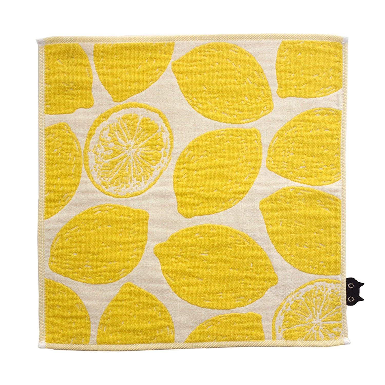 三重ガーゼハンカチ レモン - 画像3