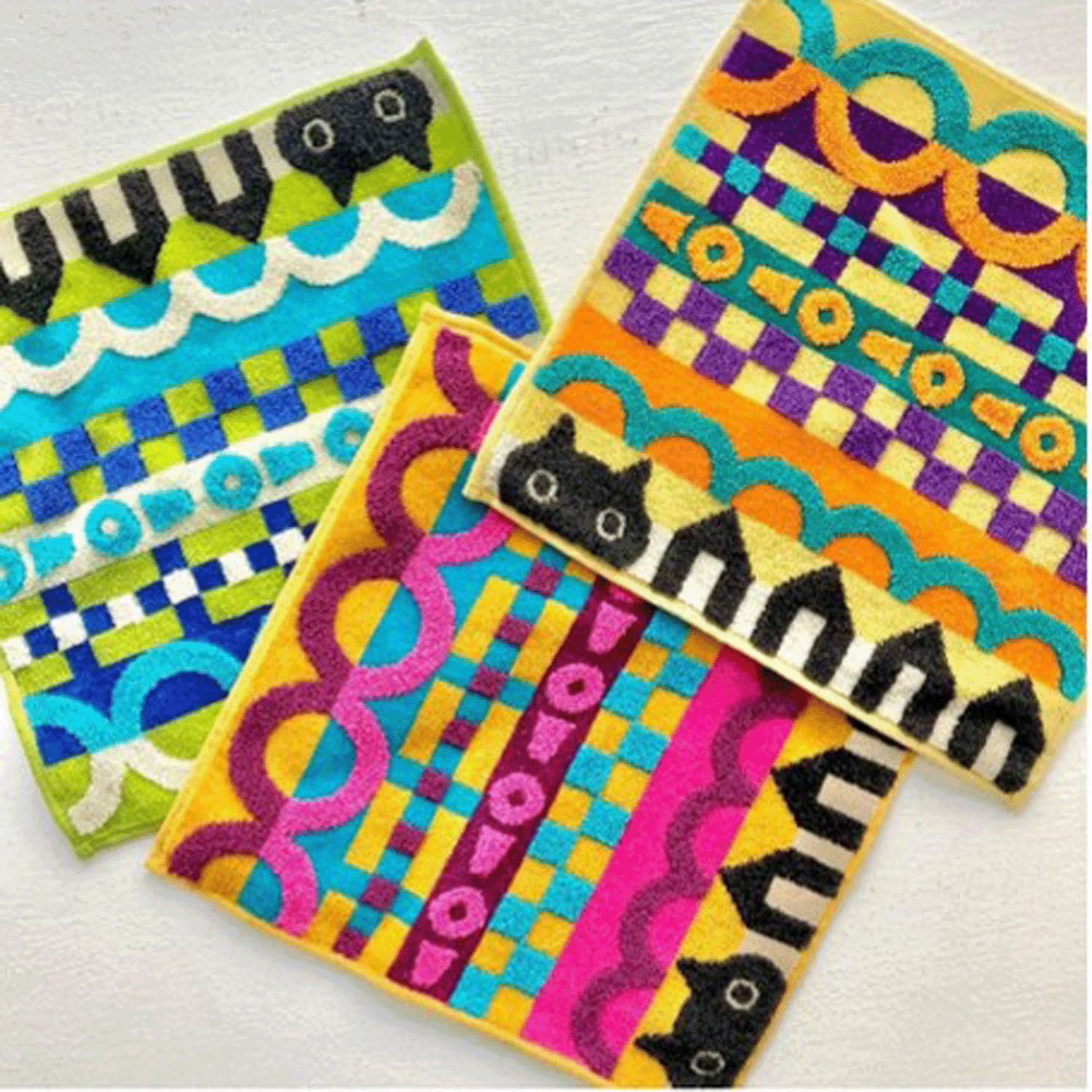 マタノアツコ タオルハンカチ MEMEキルト