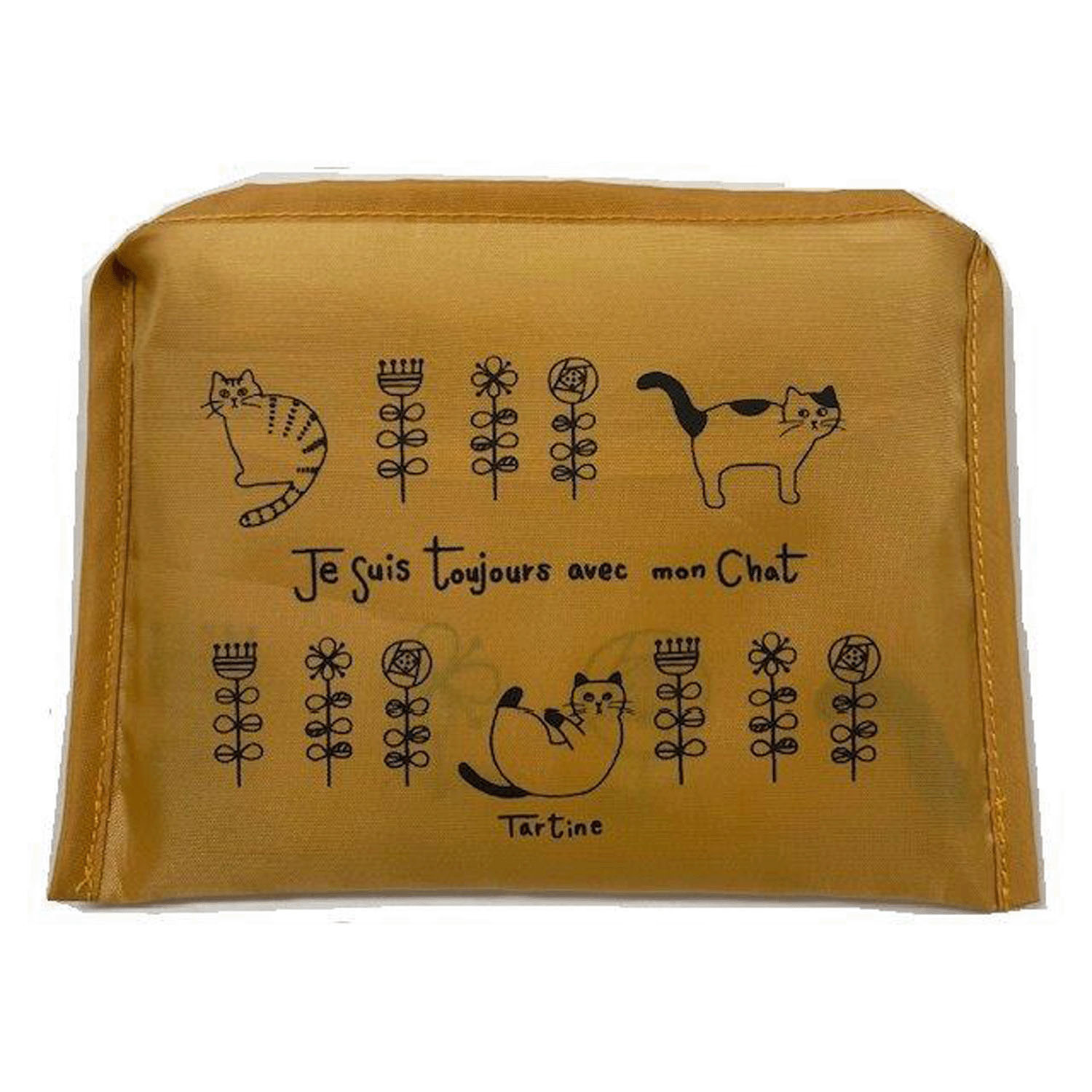 タルティーヌ横型エコバッグ オレンジ - 画像2