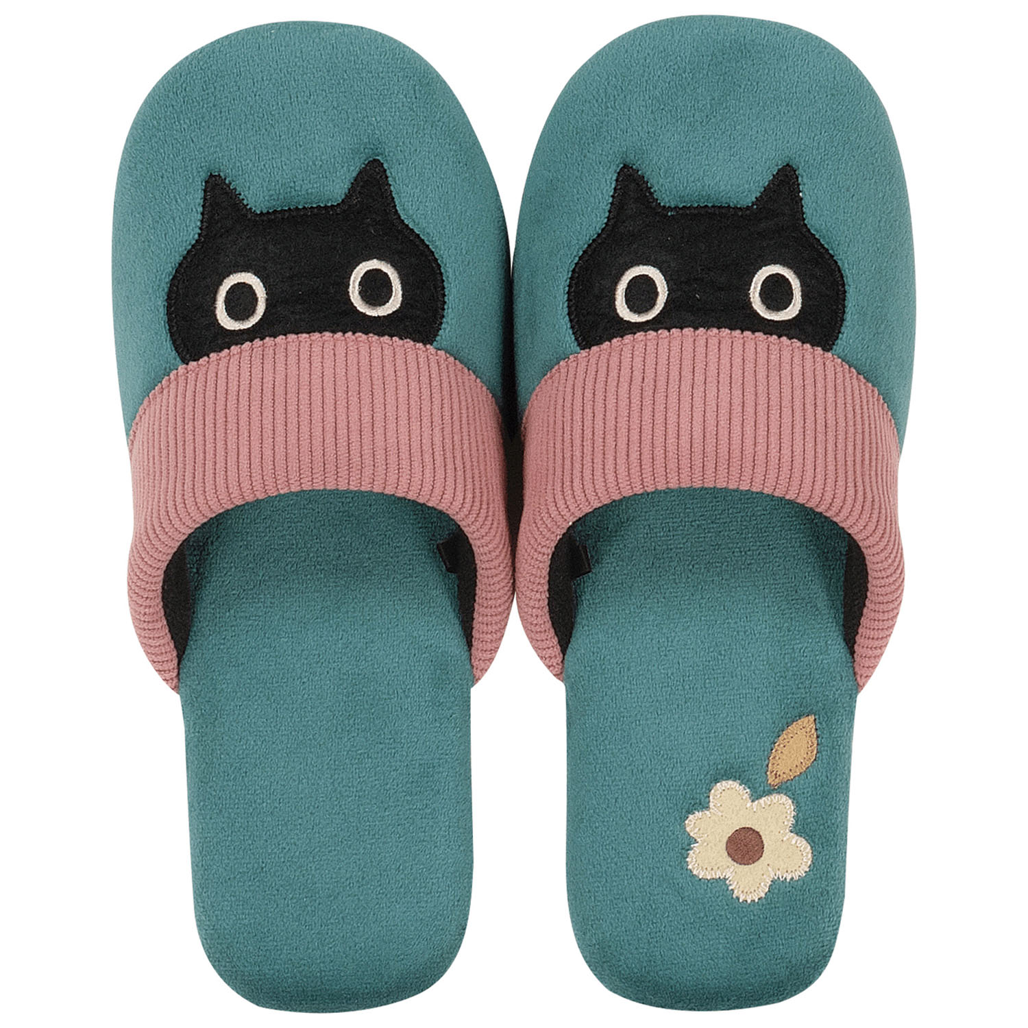 マタノアツコ スリッパL メメ グリーン - 画像1