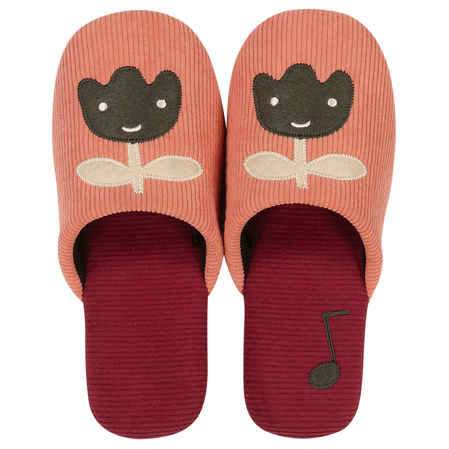 マタノアツコ スリッパM チューリップ ピンク - 画像1