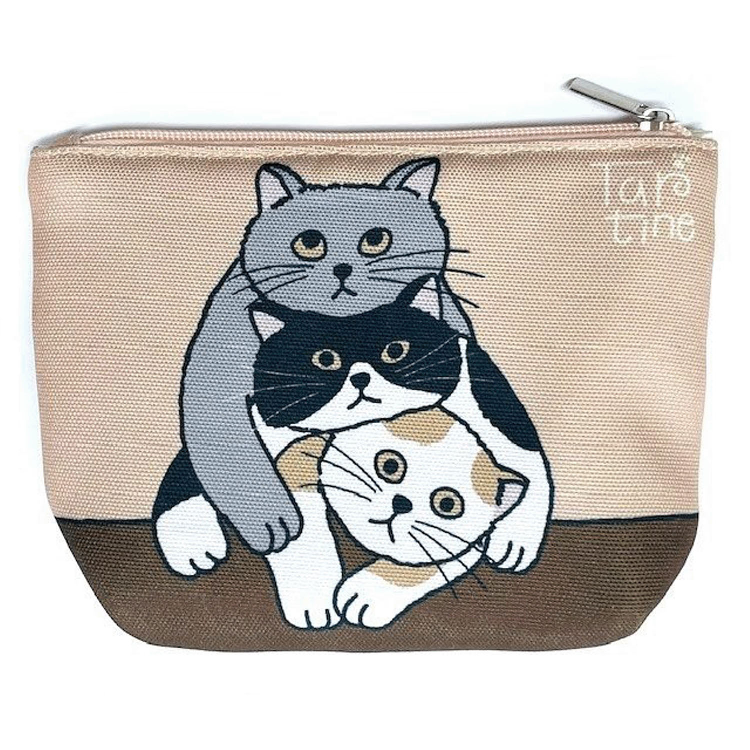 タルティーヌ ポーチ 3匹猫