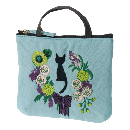 ATSUKO MATANO 刺繍ポーチ バースデーリース