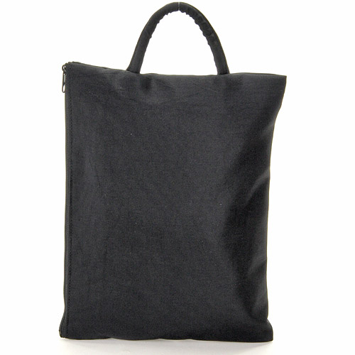 ATSUKO MATANO 刺繍平ポーチ花刺繍黒 - 画像2