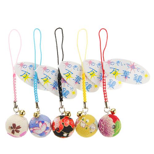 万華鏡根付 古布調 - 画像1