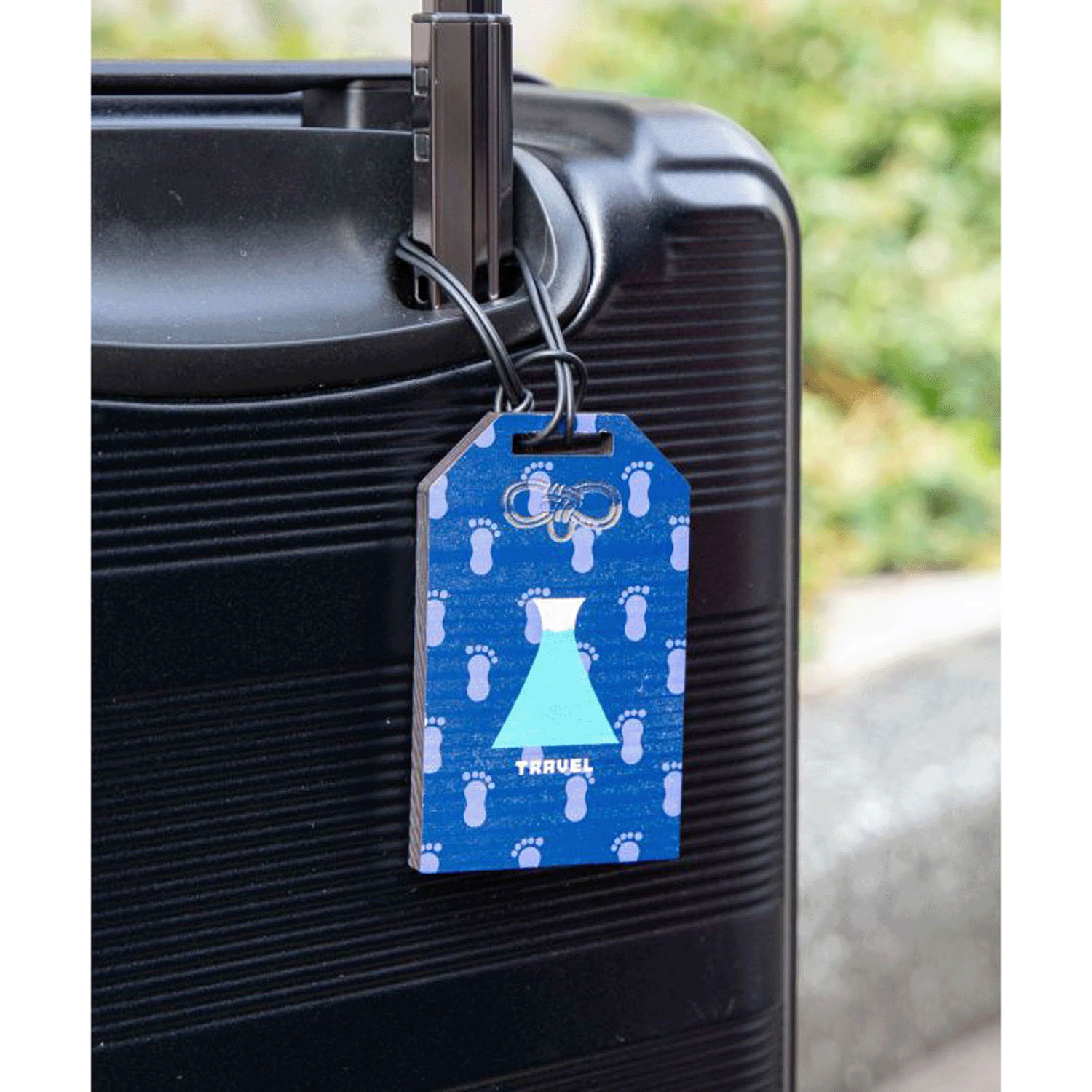 お守り紋 富士山 ラゲッジタグ - 画像1