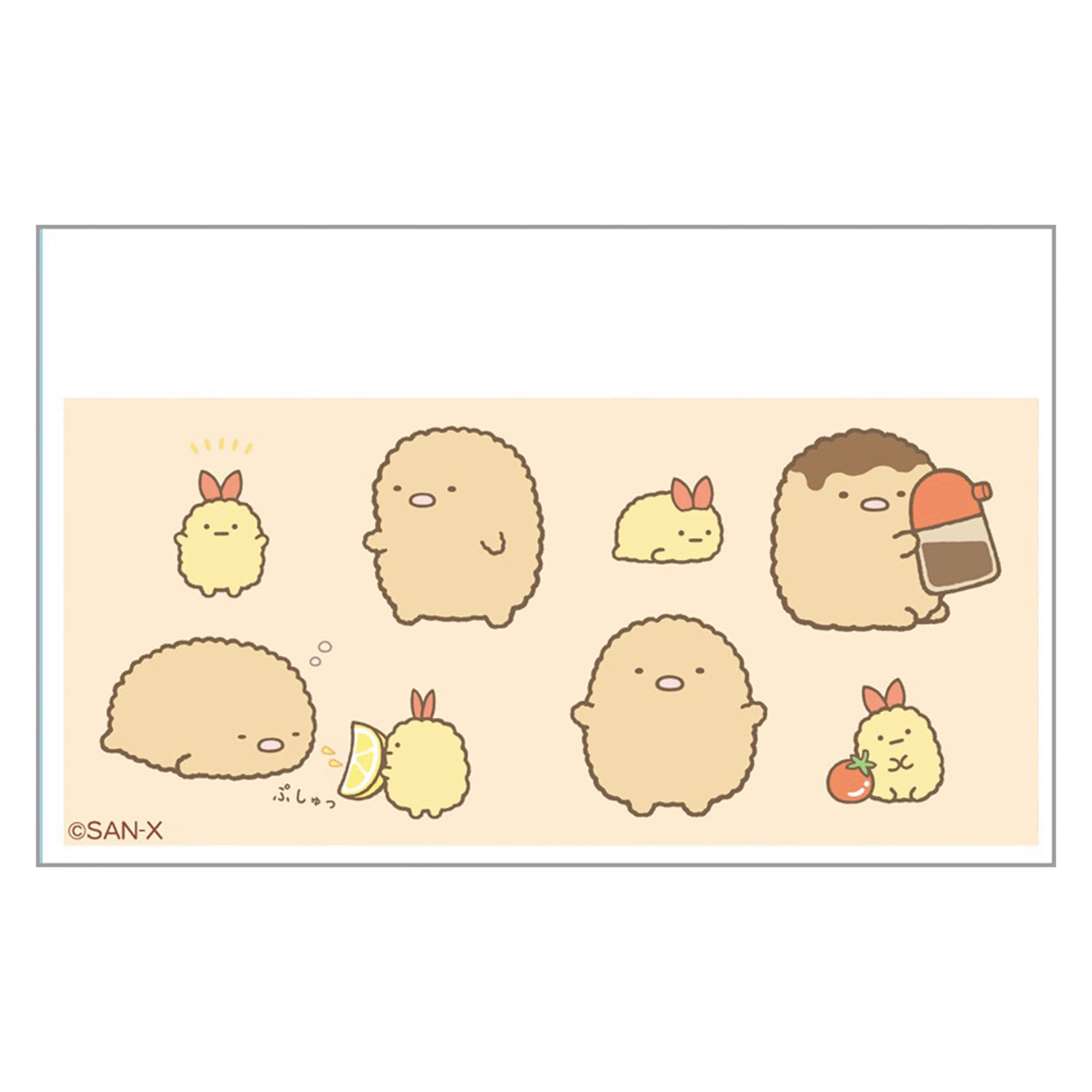 サンエックス すみっコぐらし マイナンバーカードクリアケース とんかつ - 画像2