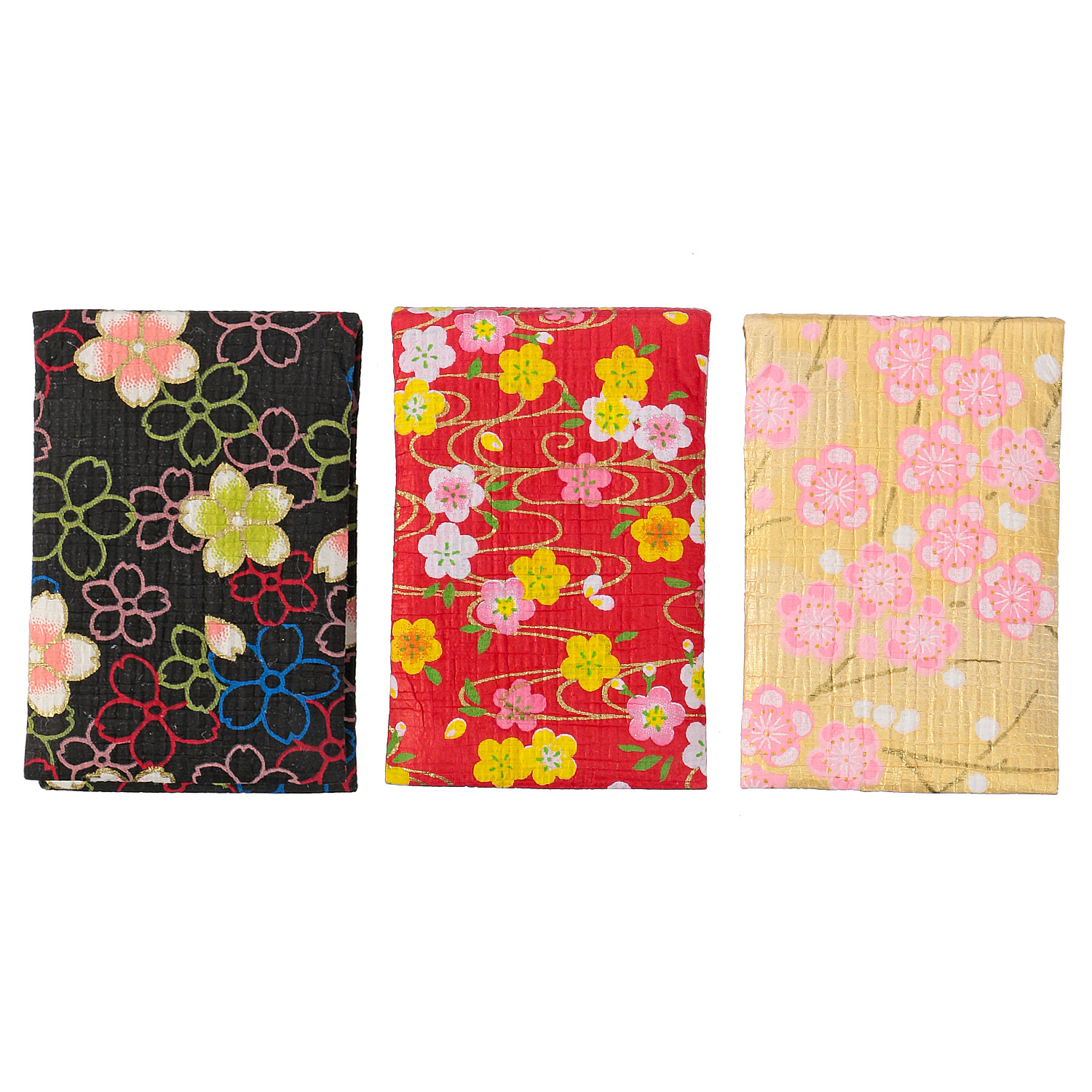 【色柄込】京友禅紙  縮みエチケットミラー