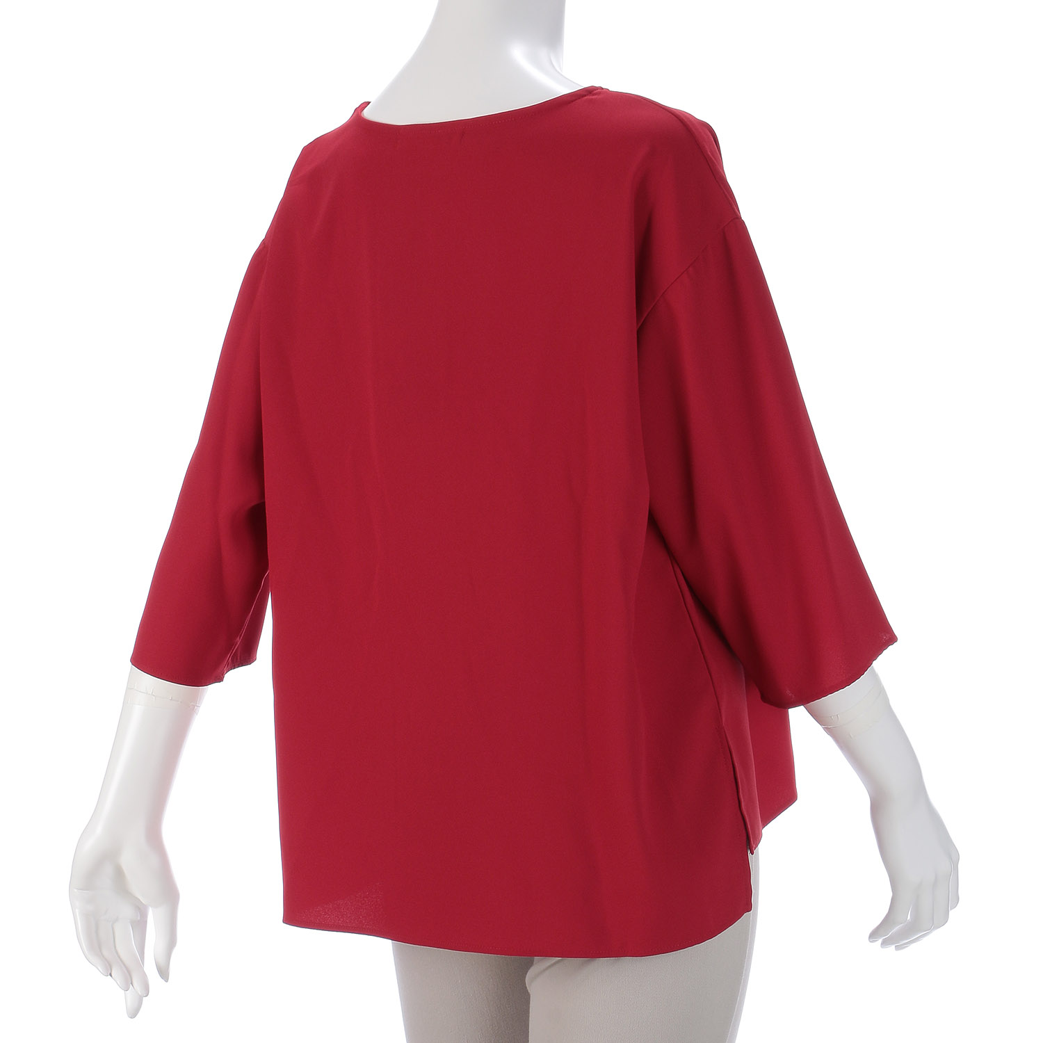 Anna Kerry 7分袖デシンブラウス - 画像14