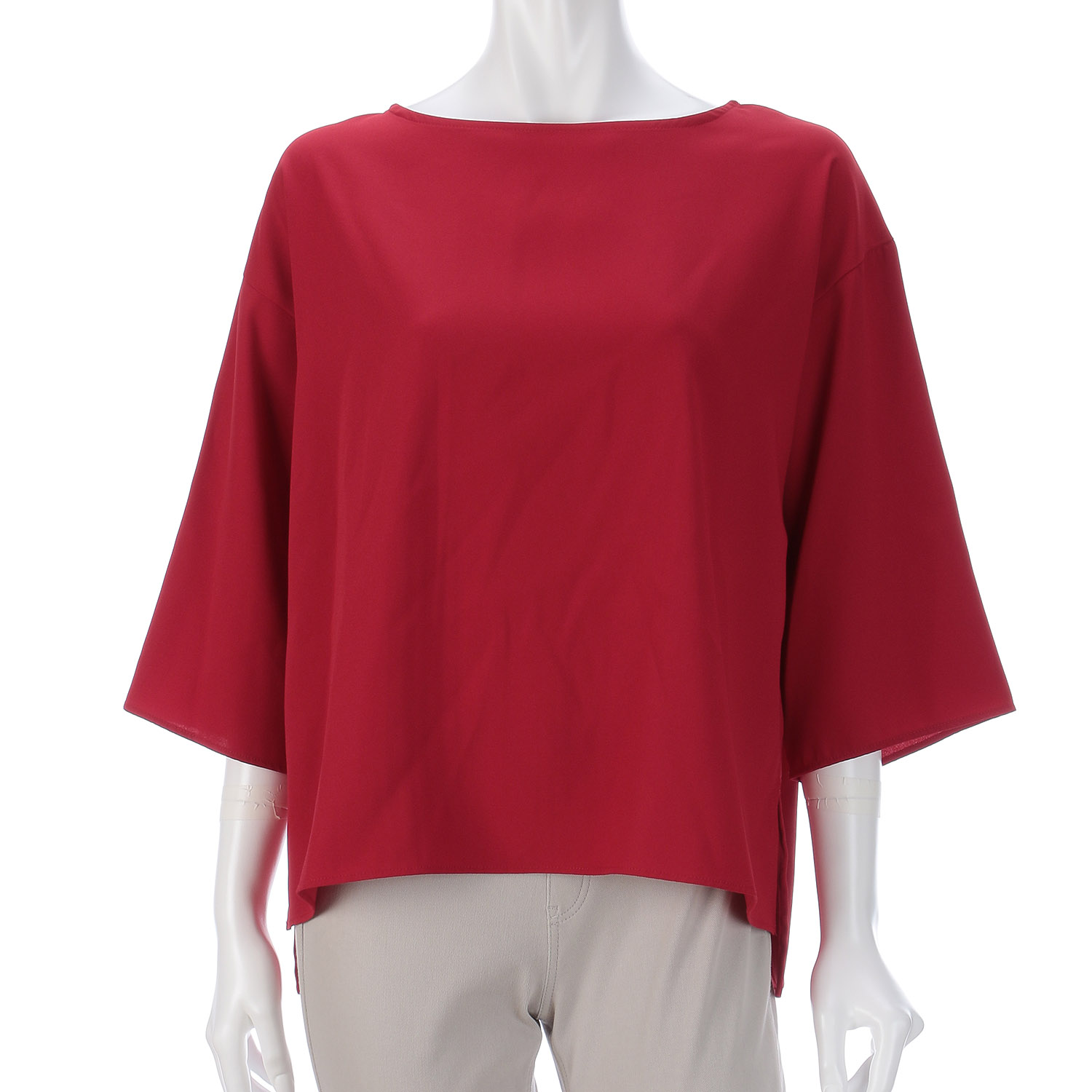 Anna Kerry 7分袖デシンブラウス - 画像16