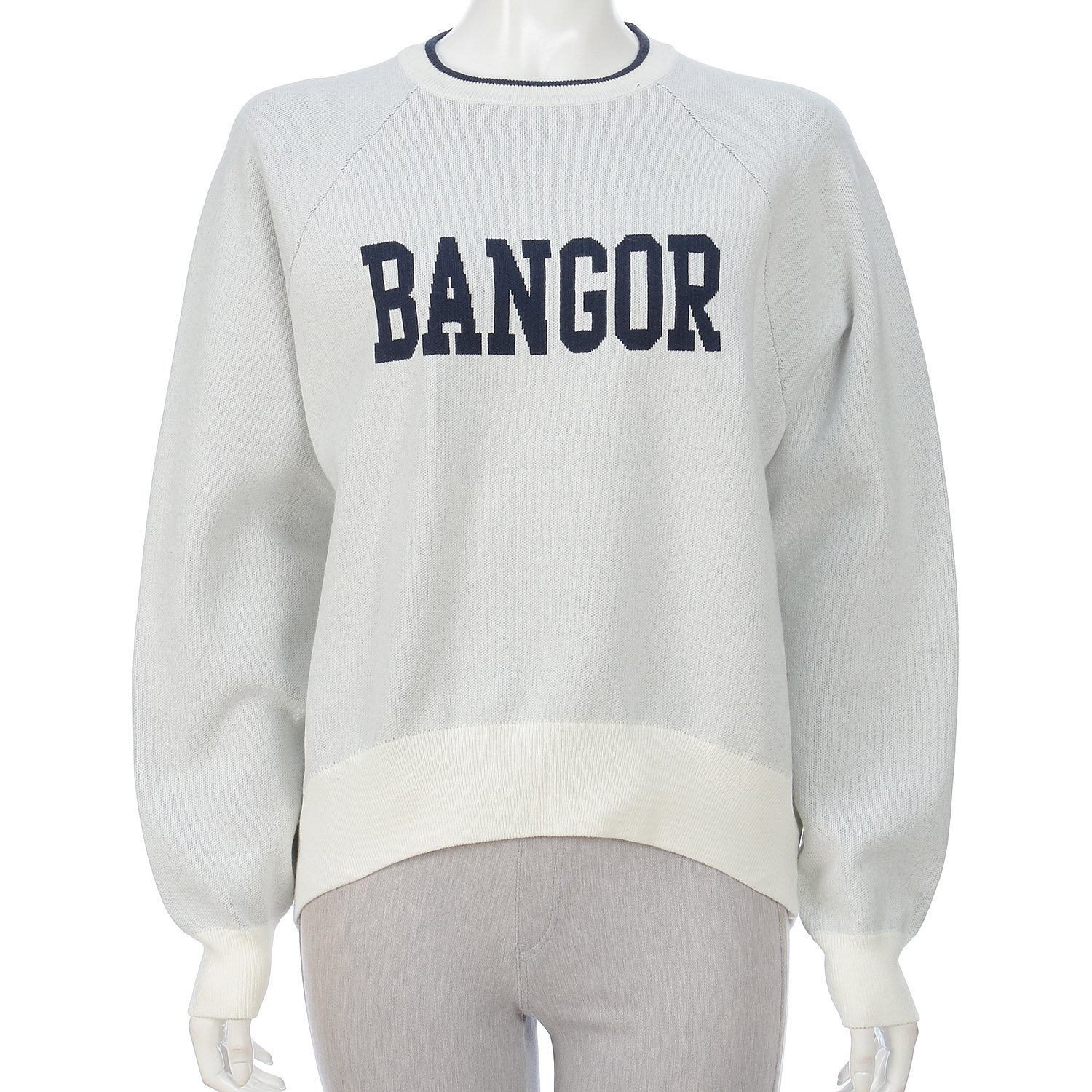 cloche ラグラン袖ロゴニットトップス - 画像4