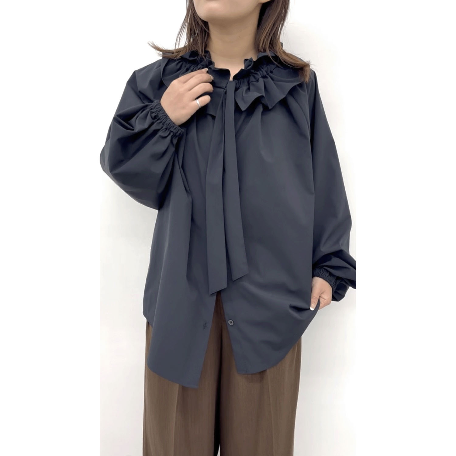 【Insta Live】cloche フリルシャツ - 画像2