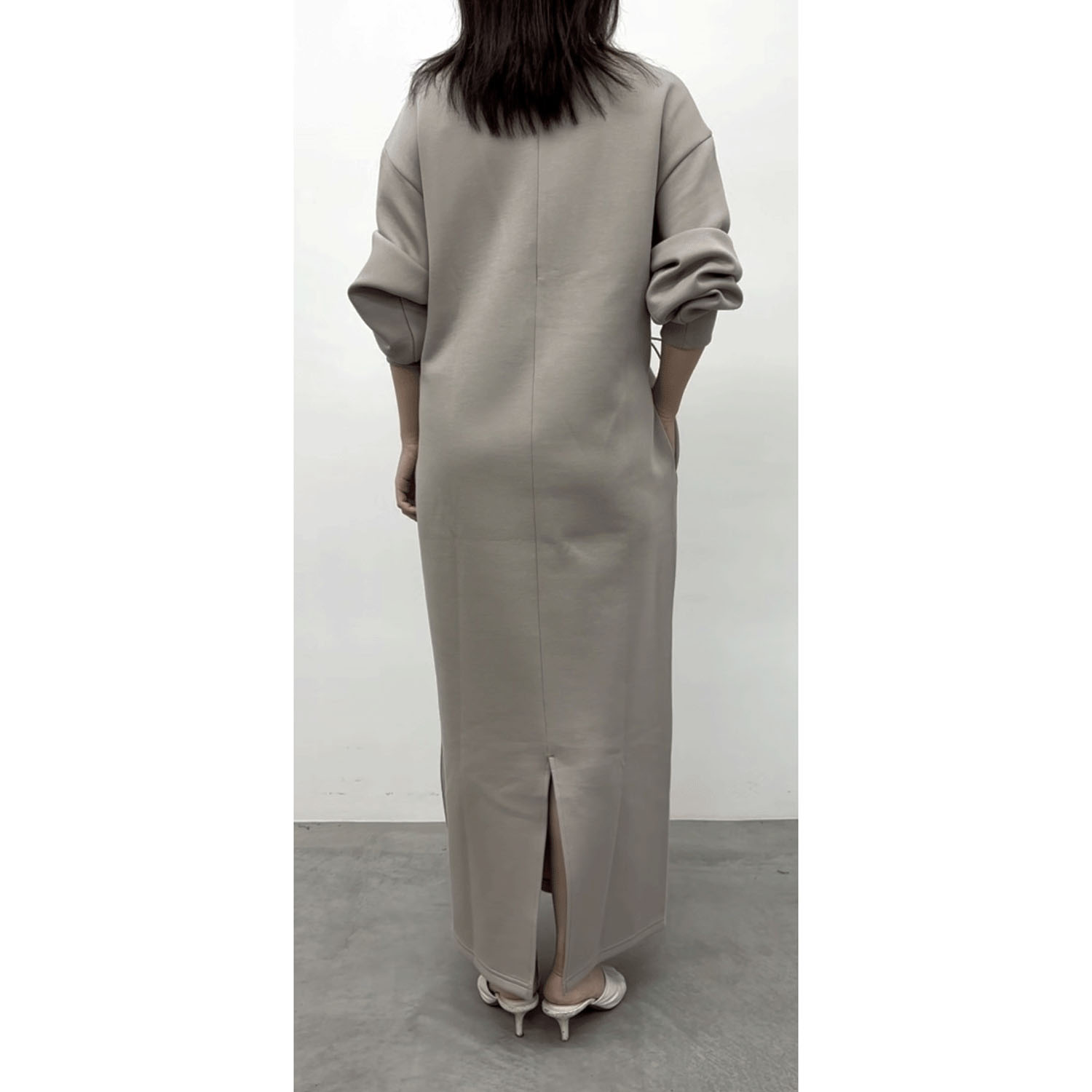 cloche Iラインロングワンピース - 画像6