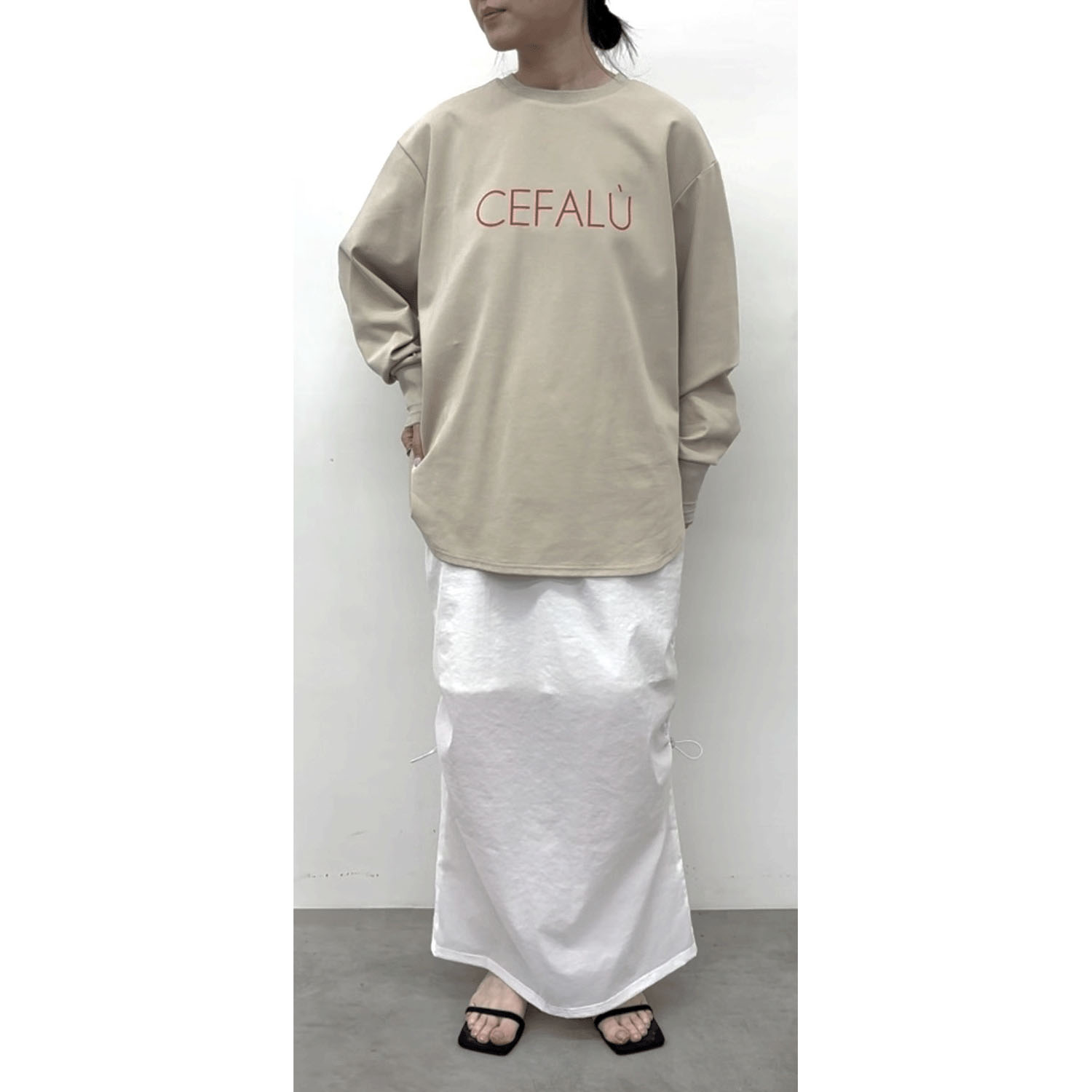 cloche カラーロゴプリント長袖T - 画像5