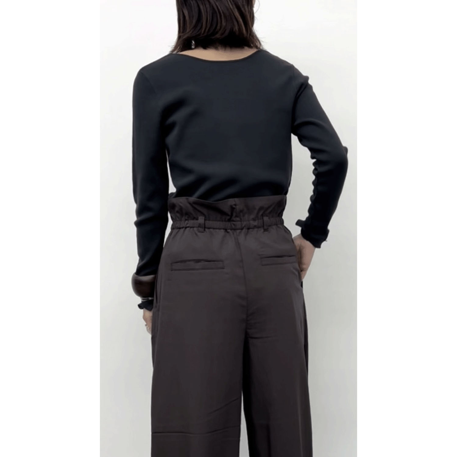 【Insta Live】cloche スクエアネックニット長袖 - 画像7