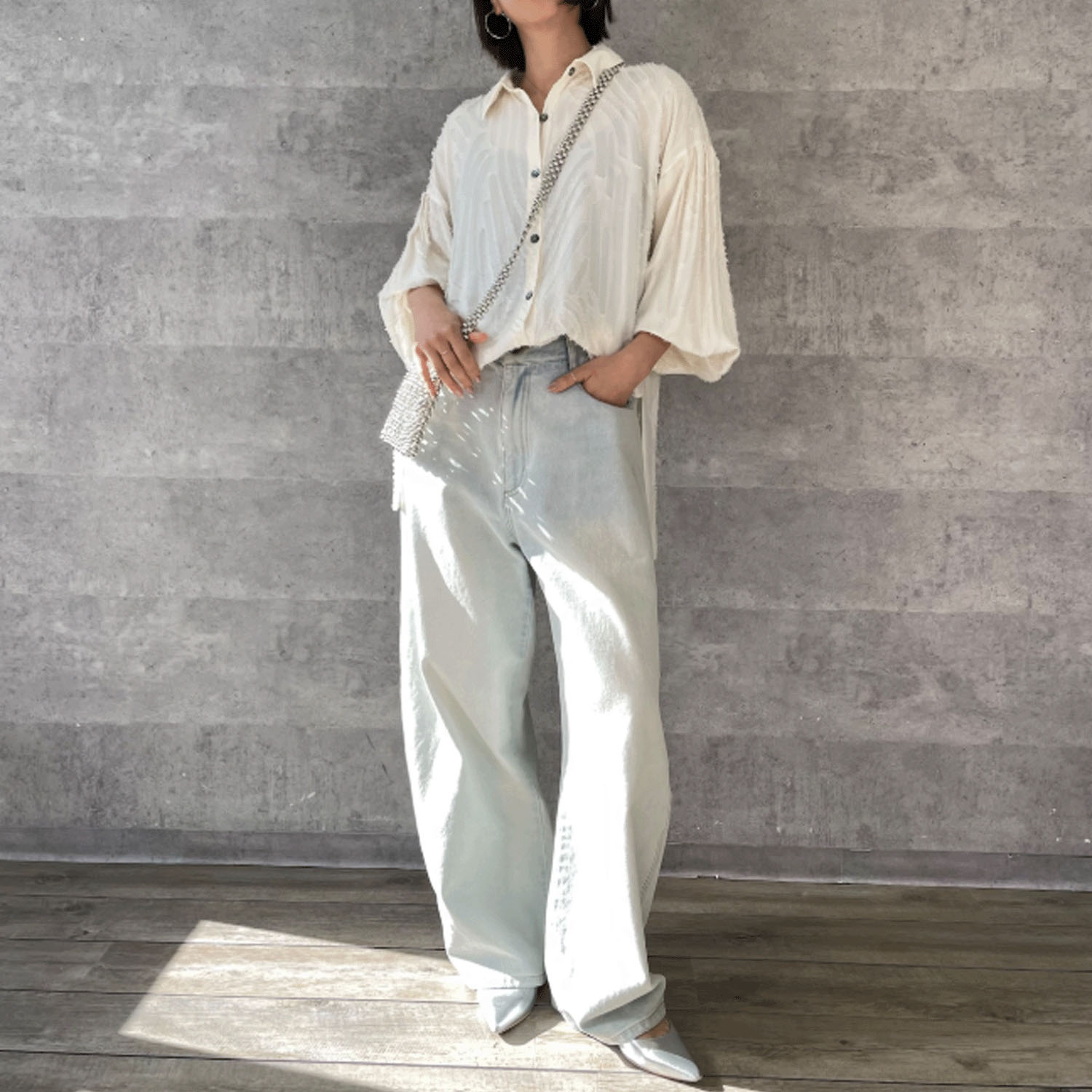 Anna Kerry オーバーサイズシャツ - 画像4