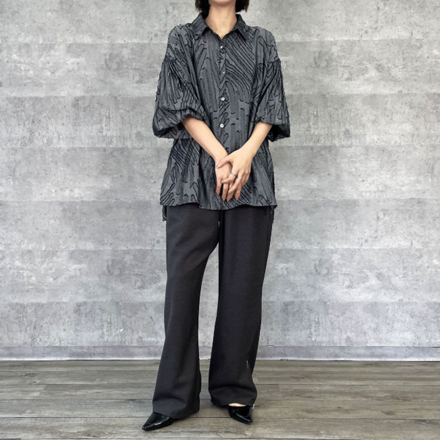 Anna Kerry オーバーサイズシャツ - 画像10